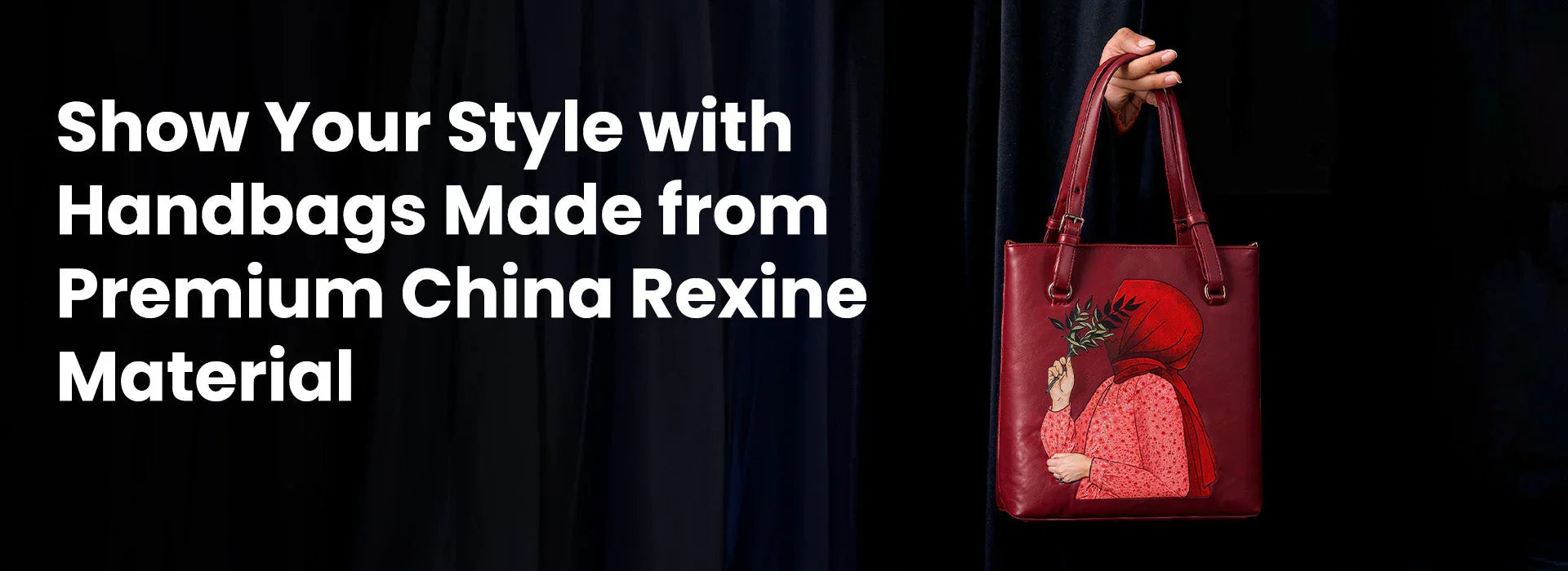 Show Your Style with Handbags Made from Premium China Rexine Material - Hello-Ladies