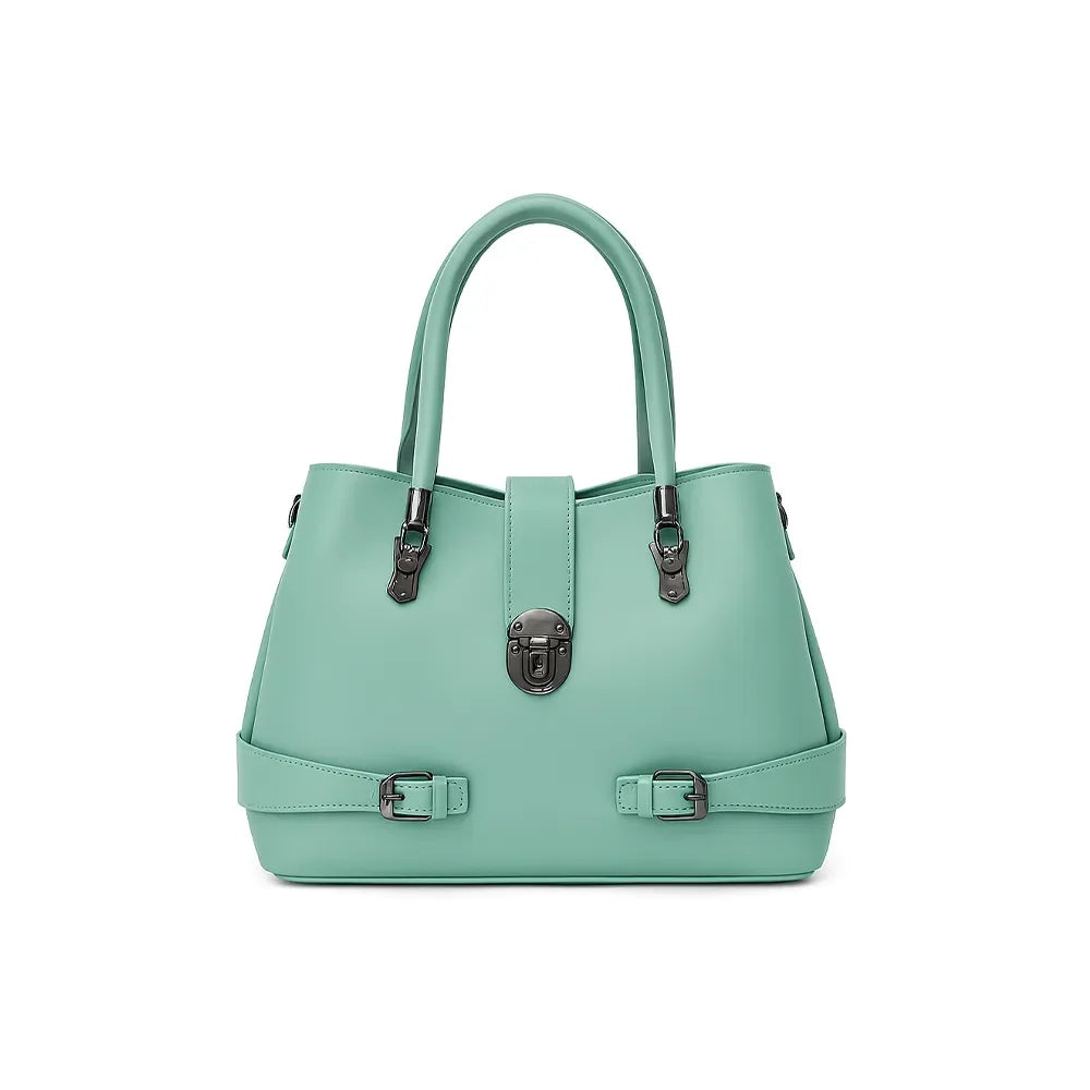 Women Luxury Handbag With Buckle Style - Hello-Ladies