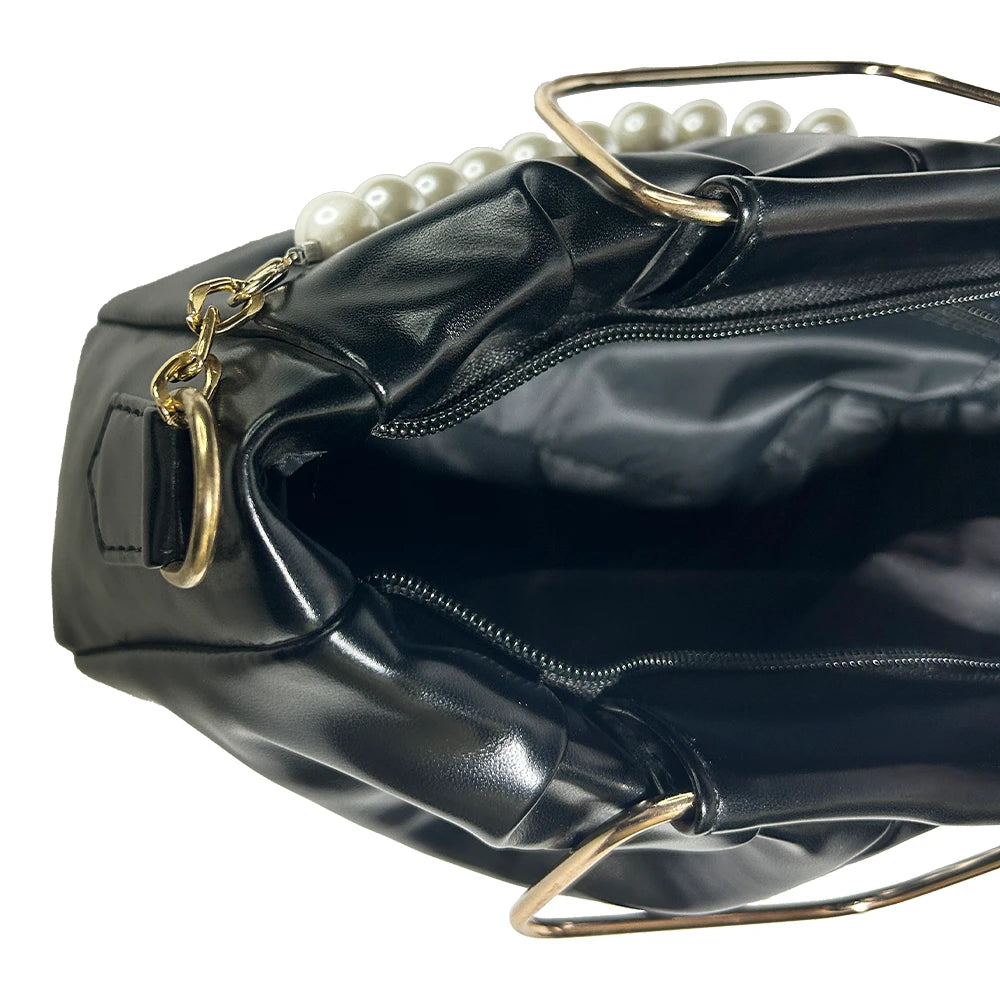 Luxury Black Clutch Bag for Events - Hello-Ladies