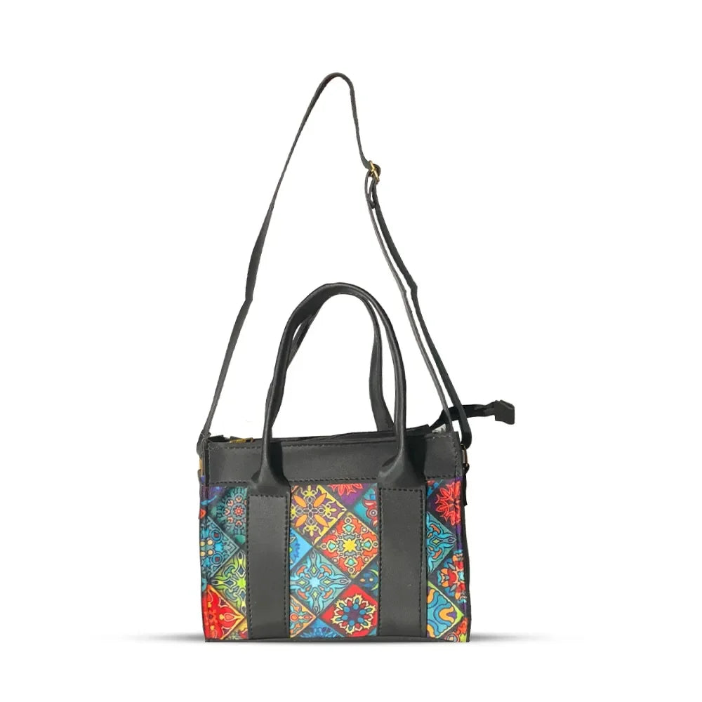 Black Emerland Crossbody Bag Dual Straps - Hello-Ladies