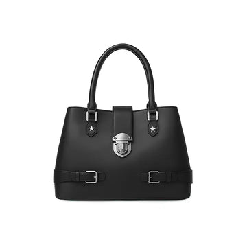 Women Luxury Handbag With Buckle Style - Hello-Ladies