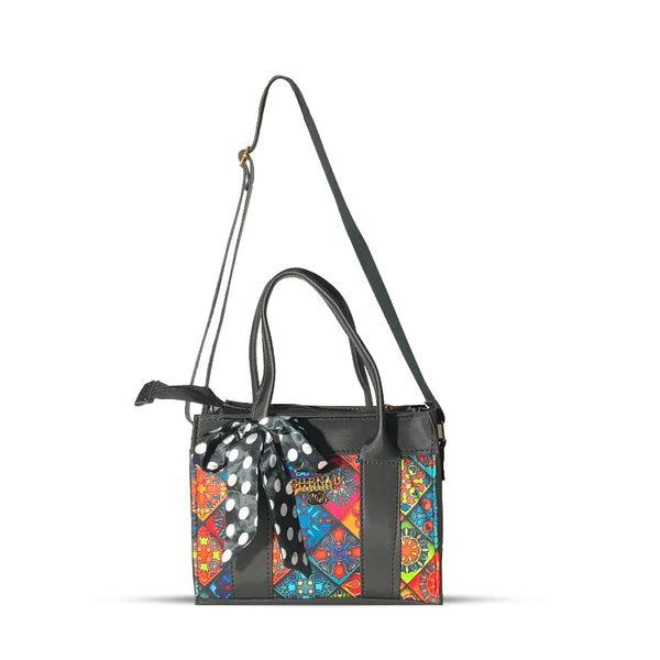 Black Emerland Crossbody Bag Dual Straps