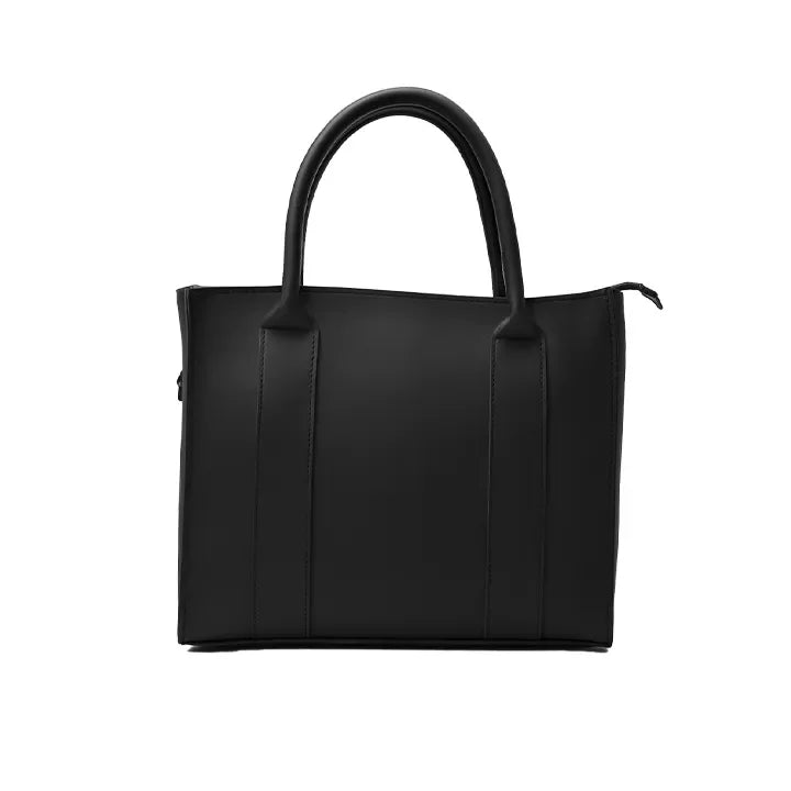 Black Tote Bag With Wallet Set For Office & Uni - Hello-Ladies