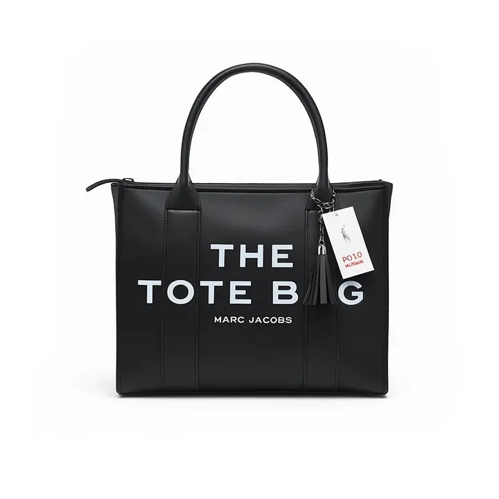 Black Tote Bag With Wallet Set For Office & Uni - Hello-Ladies